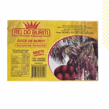 Doce Buriti 100% Natural Puro e Delicioso